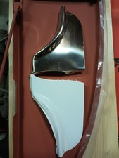 Fox Craft Fender Skirts Scuff Guards For 1964 Chevys Stainless Steel L-r New