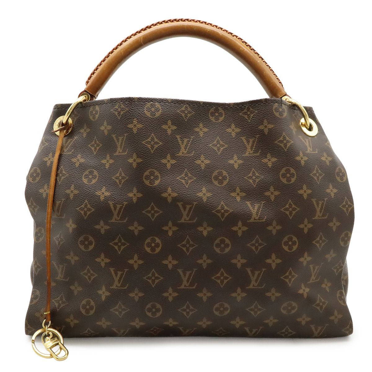 Louis Vuitton Monogram Canvas Artsy MM Tote Shoulder Bag M40249 Brown Authentic