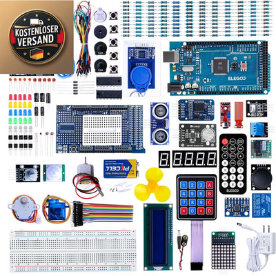 ELEGOO MEGA-R3 Starter Kit Arduino Ultimate mit Tutorial und Elektronik Zubehör