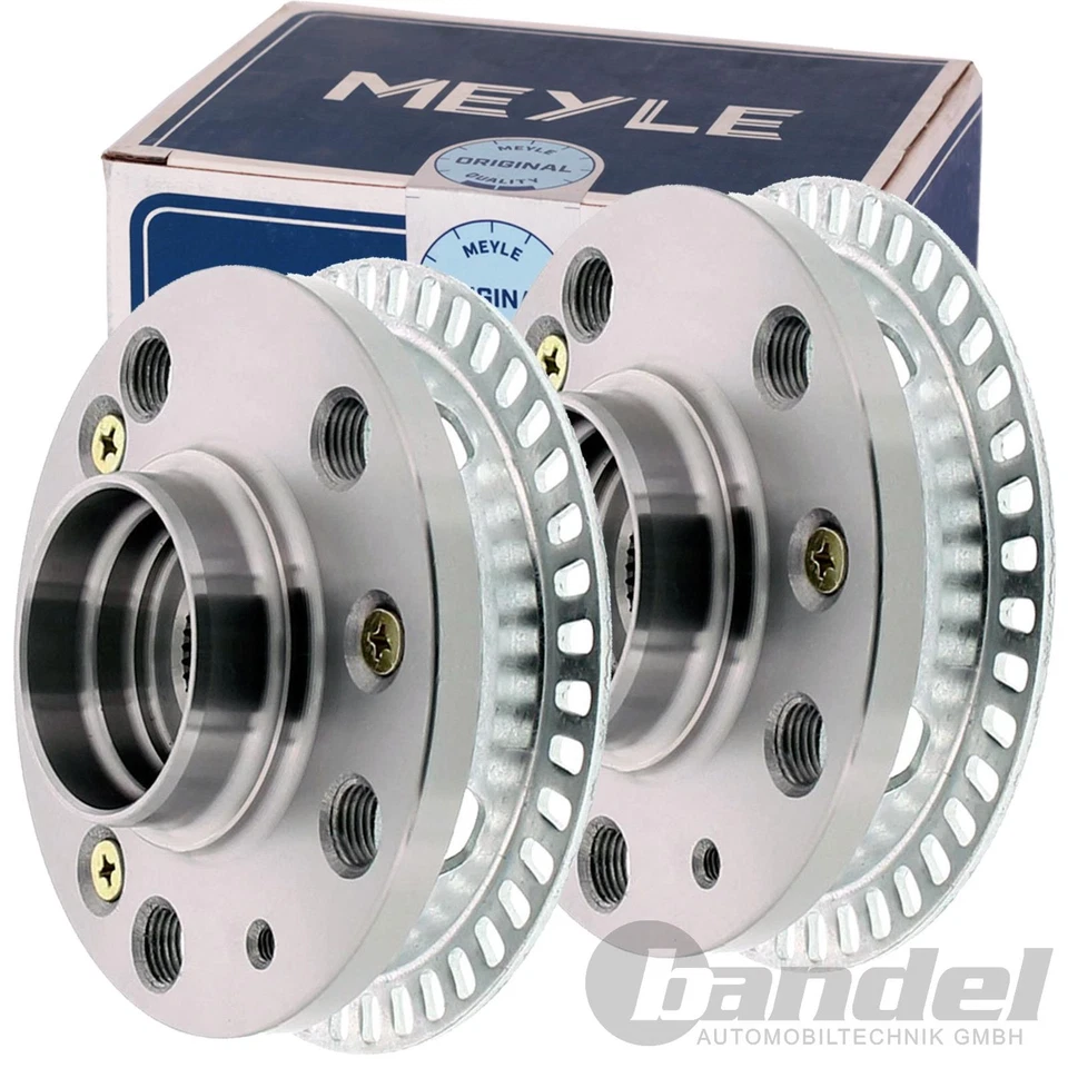 2 MEYLE RADNABE VORNE + HINTEN für AUDI A3 TT VW GOLF 4 SEAT LEON SKODA OCTAVIA