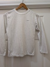 Classic Patagonia Shirt Kids Youth Childs Boys Girls Medium Stone Long Sleeve