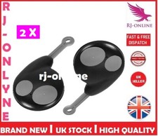 2 X Replacement 2 Button Remote Key Fob Case For Cobra Alarm 7777 + logo A36