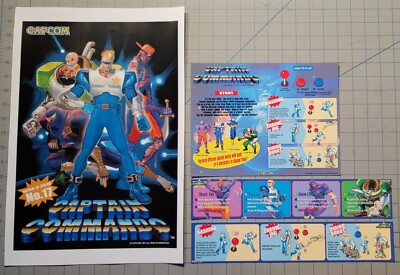 (CARD) CAPCOM Captain Commando for (CAPCOM Mini Cute) CPS1 Jamma