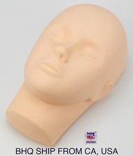 Eyelash Extensions Mannequin Practice Flat Head