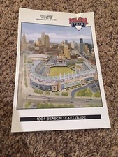 Vintage Cleveland Indians 1994 Season Ticket Guide Inaugural Year Jacobs Field 