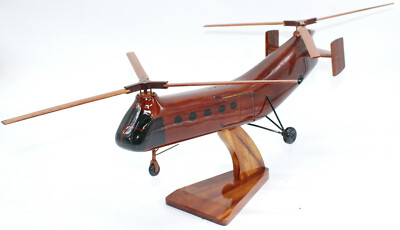 H-21 Shawnee HELICOPTER MODEL Mahogany Mahogany Wood