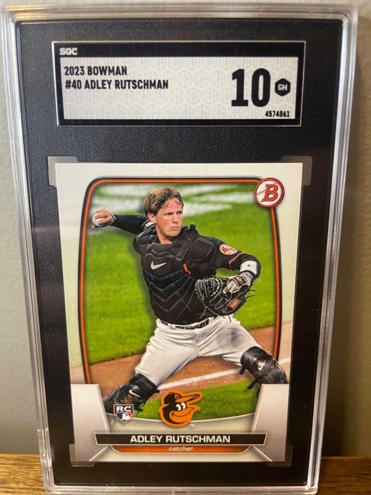 2023 Bowman #40 Adley Rutschman SGC 10