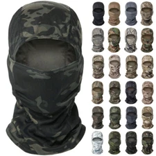 Military Balaclava Face Mask UV Protector Tactical Full Head Hood for Men Women