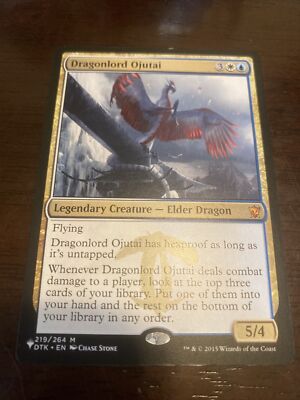 MTG Dragonlord Ojutai Dragons of Tarkir Card # 219 The List | eBay MTG Dragonlord Ojutai Dragons of Tarkir Card # 219 The List | eBay