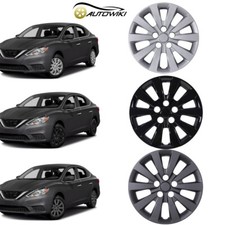 16 Set Of 4 Hubcaps Wheel Cover For 2013-2019 Nissan Sentra 11-17 Nissan Leaf 16 Set Of 4 Hubcaps Wheel Cover For 2013-2019 Nissan Sentra 11-17 Nissan Leaf