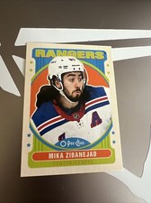 2021-22 O-Pee-Chee Retro #486 Mika Zibanejad Rangers Hockey Card