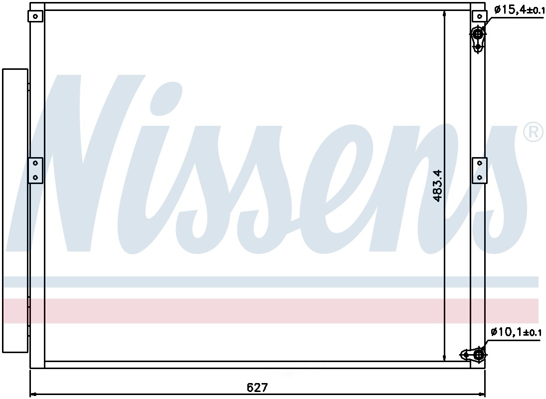 Nissens North America 94919 A/C Condenser and Evaporator - A/C ...