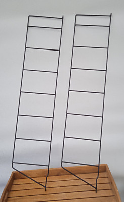 2 Wandregal Regalhalter Regalträger Leiter 100 cm String Ära 60er 70er Panton