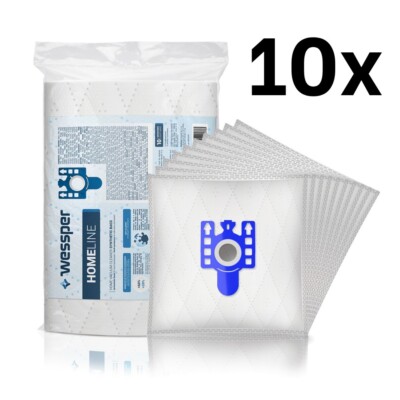 10x Staubsaugerbeutel Wessper, Ersatz für Expert, Exquisit, Gold, Medicair Serie