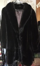 Hillmoor Imperial Faux Fur Womans Coat Brown Large