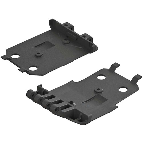 XBERSTAR Chassis-Schutzplatte Für Arrma 1/18 Typhon Grom – Edelstahl Upgrade Für Front & Heck
