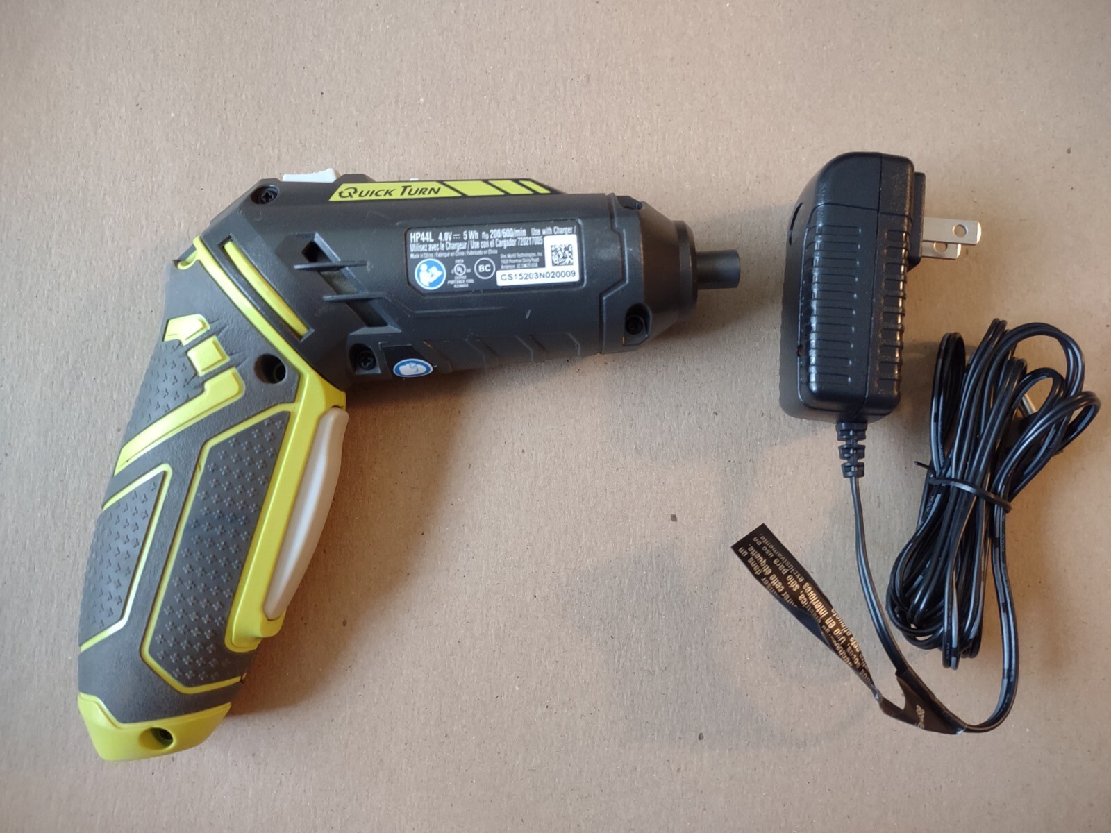 Ryobi QuickTurn 4Volt LithiumIon 1/4