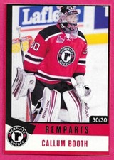 2022 Quebec Remparts 25th Anniversary CALLUM BOOTH #32 Red 30/30 His Jersey #