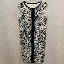 London Style Sleeveless Sheath Dress Women's Plus Size 14