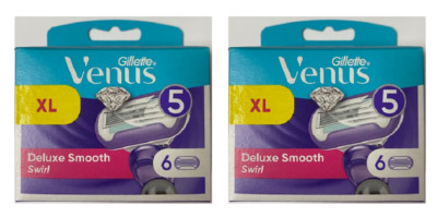 Gillette Venus Deluxe Smooth Swirl Refill Blades - 12 Cartridges