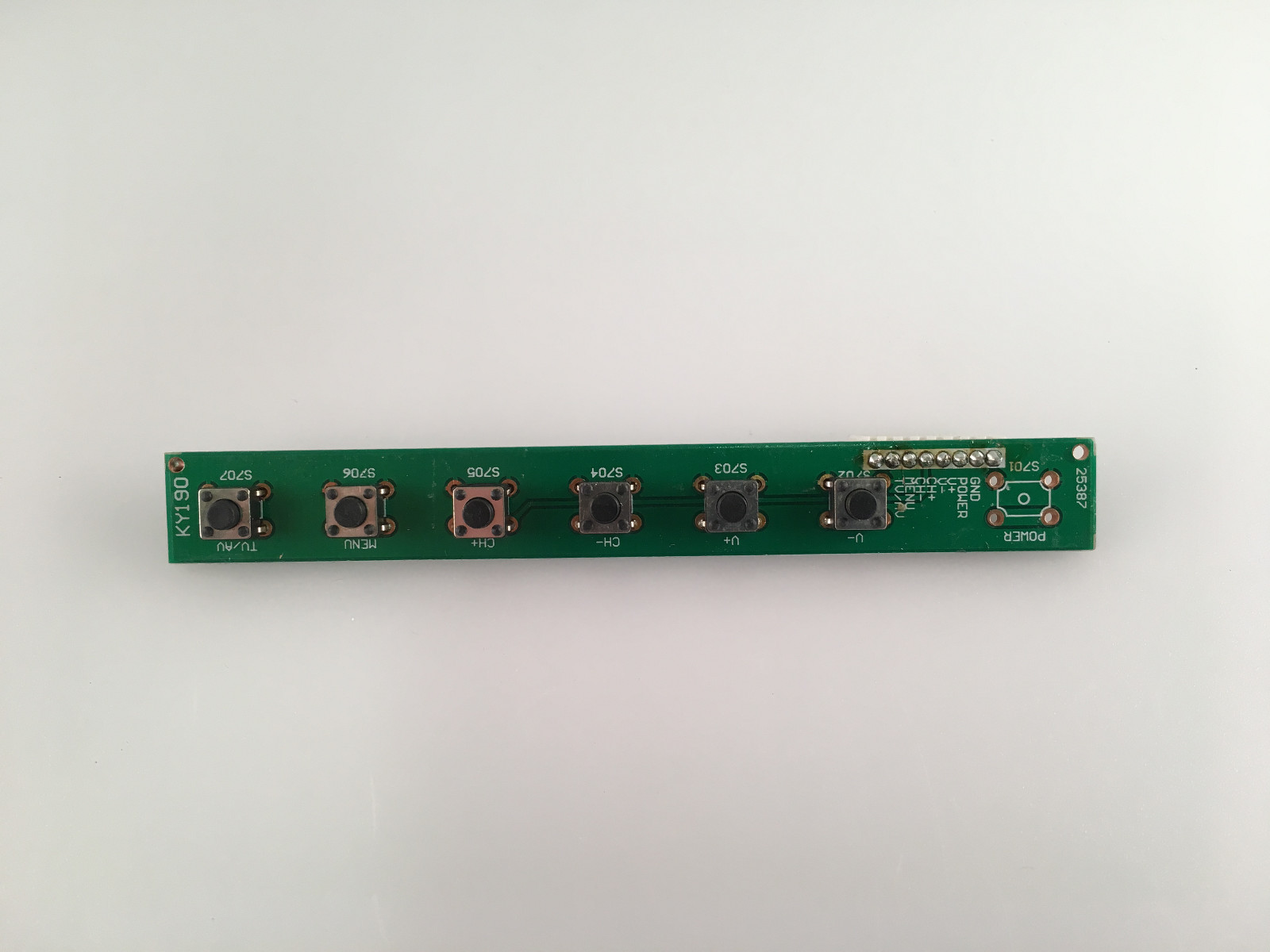Carte Boutons (boutonnière) Pour Télécommande Proscan PLCD5085A – Modèle KY190 – Neuve