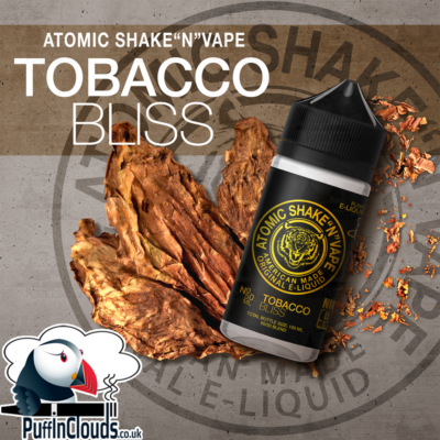 Atomic Tobacco Bliss Shake n Vape E-Liquid (50ml 0mg) by Purity USA | eBay  UK