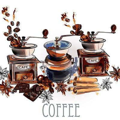 house and home decorating coffee cafe art poster