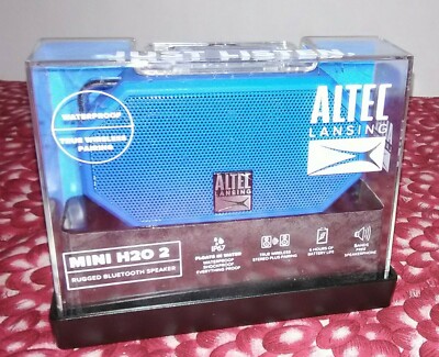 Altec Lansing IMW258N-CB-WM Mini H20 Speaker Wireless Speaker, Blue 