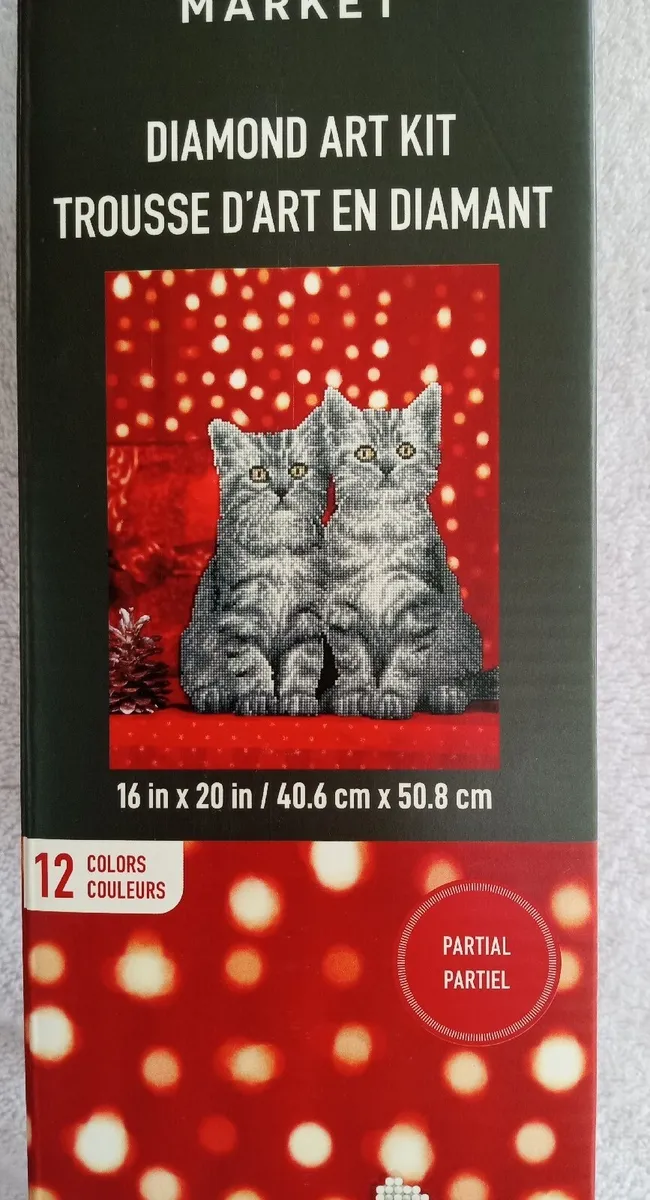 Make Market Diamond Art Kit Christmas “Noel Cats”