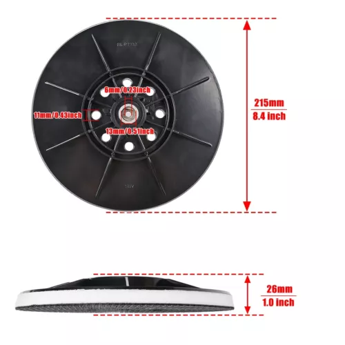Schleifteller Kletteller Ø215mm für Einhell TC-DW TE-DW Trockenbauschleifer DHL - Bild 2 von 12