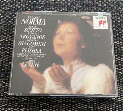 Vincenzo Bellini Norma - Scotto Troyanos Giacomini Plishka 2 CD Levine SONY
