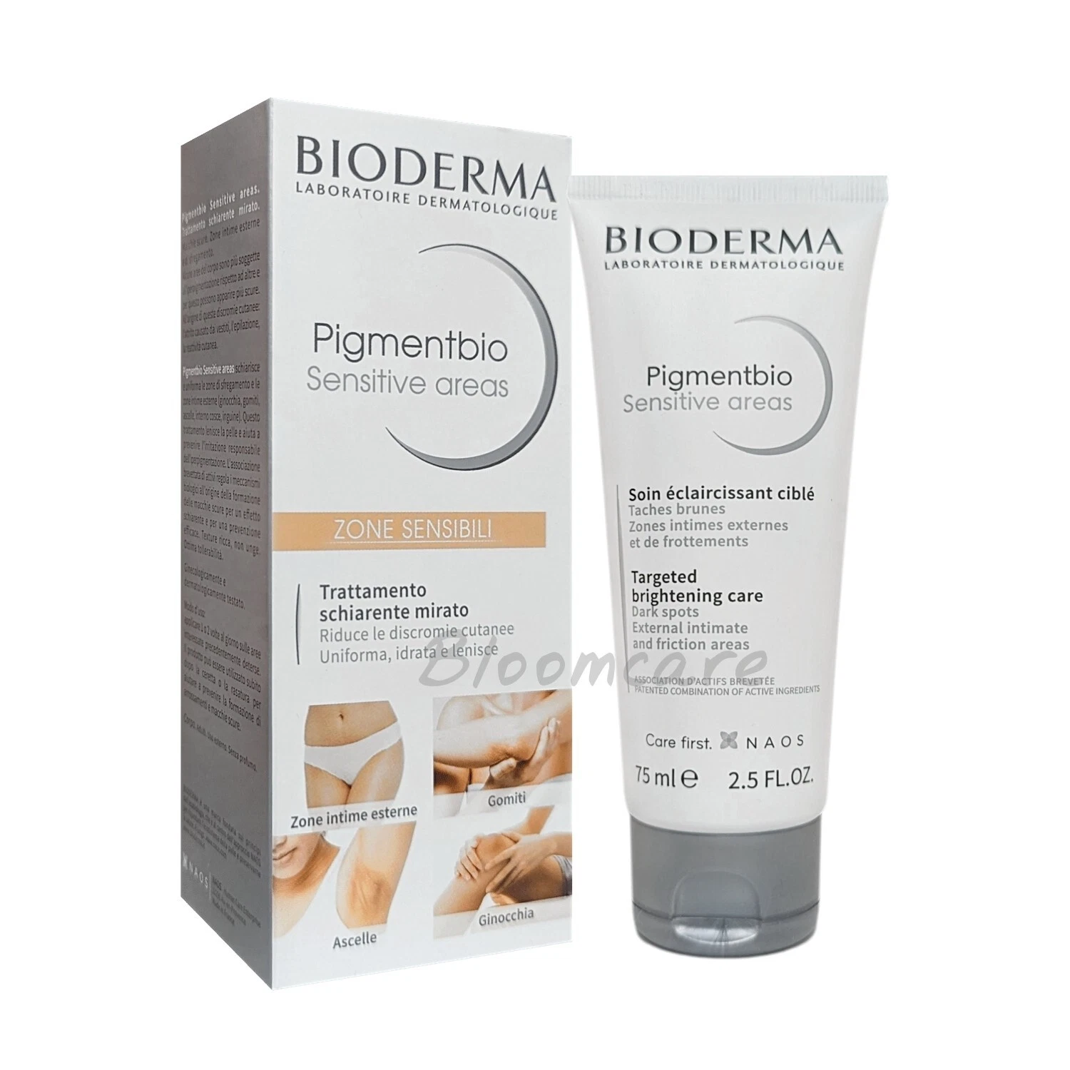 Bioderma Pigmentbio Sensitive Areas Targeted Brightening Care 75ml Exp.11/2027