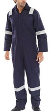 BEESWIFT NORDIC DESIGN FIRE RETARDANT BOILERSUIT NAVY BLUE 46