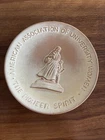 Vintage Frankoma American Association University Women 1976 Pioneer Spirit Plate