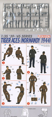 DRAGON 6028 1/35 '39-'45 Series Tiger Aces (Normandy 1944