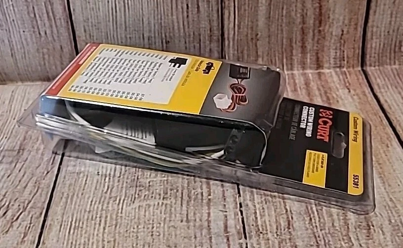 Chicote de fios personalizado T-Connector reboque engate luzes de reboque CURT 55381 - Imagem 3 de 4