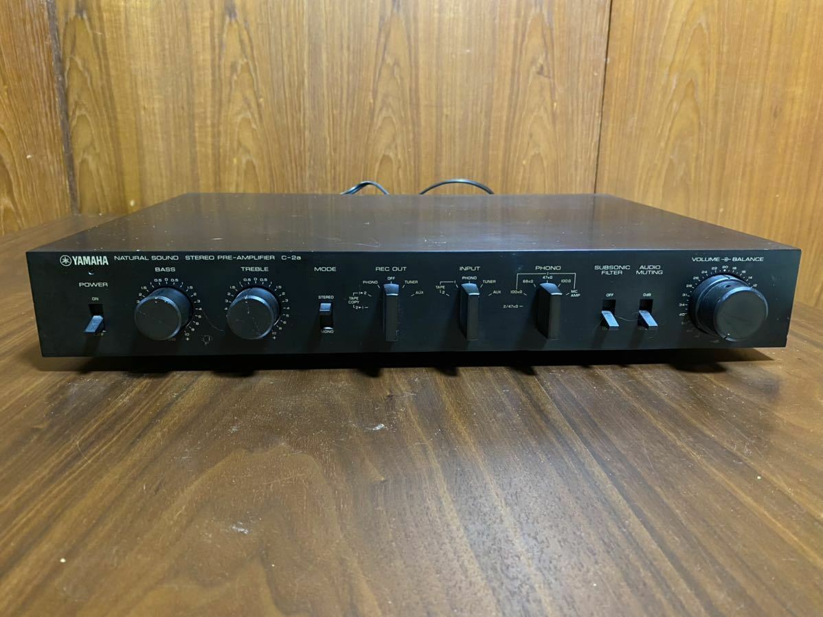 Yamaha C-2A Preamplifier Natural Sound Stereo Control Yamaha C-2A Preamplifier Natural Sound Stereo Control