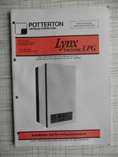 POTTERTON LYNX ELECTRONIC - LPG - COMBINATION BOILER installation & Servicing 