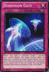 Dimension Gate - BP02-EN213 - Common - 1st Edition x3 - Near Mint