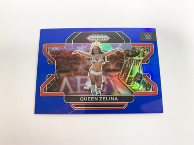 Queen Zelina Blue 180/199 2022 Panini Prizm WWE Card # 44