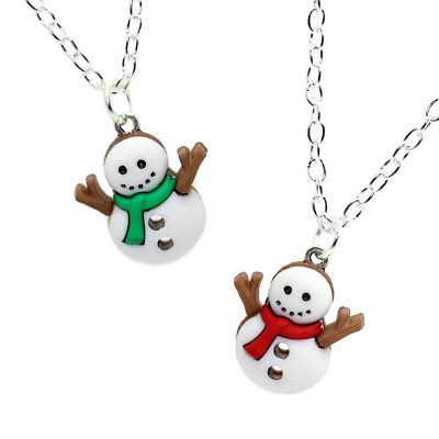 Bluebubble LET IT SNOW Necklace Funky Festive Fun Christmas Novelty Sweet Kitsch