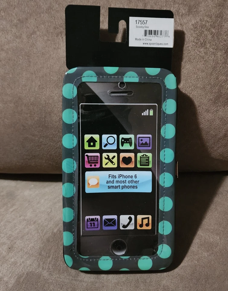 2014 Spoontiques Scooby Doo Phone Wristlet iPhone 6 Galaxy s5 Case Inner 2.8x5.6 - Image 3 of 3