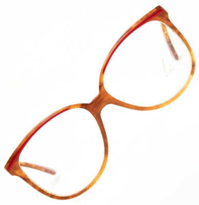 LOZZA PATRICIA 54 red/turtle butterfly butterfly glasses vintage 80s women