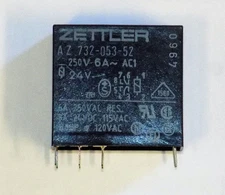 ZETTLER MINI 5 PIN RELAY AZ 732-053-52  6A