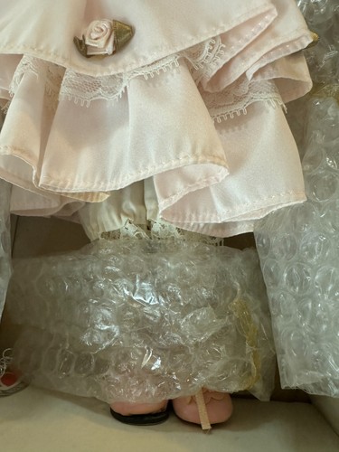 Delton Product Corp 16in Blonde Hair With Blue Eyes Porcelain Doll NIB - Picture 4 of 7