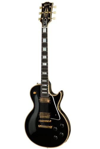 Gibson - LPB57VOEBGH1 1957 Les Paul Custom Reissue 2-Pickup VOS - Ebony