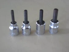 NEW 4-pc 3/8"-dr HEX SOCKET BIT SET (3/16" thru 5/16"), USA, BLACKHAWK by PROTO