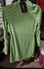 Size 12 Lime Green Mini Dress
