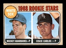 1968 Topps #287 Mickey Abarbanel/Cisco Carlos Rookie Stars VG/VGEX X3693771