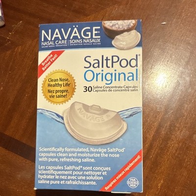 Naväge SaltPod Original Saline Concentrate Capsules 30 Count Exp 01/2028